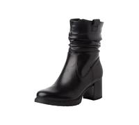 Tamaris Botines de Tacón para Mujer, Tacón Cuadrado, Cómodos, Negro, 41 EU
