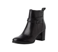 Tamaris Botines de Tacón para Mujer, Tacón Cuadrado, Cómodos, Negro, 42 EU