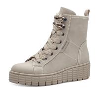 Tamaris Botines de Tacón para Mujer Veganos, Blanco Roto, 38 EU