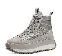 Tamaris Botines para Mujer, Forro Cálido, Duo-Tex, Champán, 41 EU