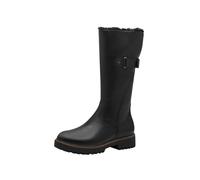 Tamaris Botines para Mujer, Forro Cálido, Duo-Tex, Negro, 36 EU