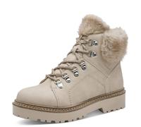 Tamaris Botines planos con cordones para mujer, color beige (SHELL GLAM), 39
