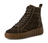 Tamaris Botines planos de encaje para mujer 1-25205-45, verde oliva, 42 EU