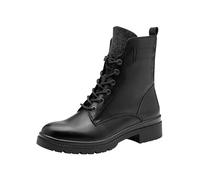 Tamaris Botines con cordones Lace Boot Flat 1-25236-43 Negro Glam Talla 39