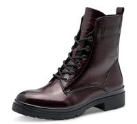 Tamaris Damen Lace Boot Flat 1-25236-43, Botas Cortas al Tobillo Mujer, Patente Merlot, 41 EU