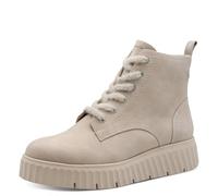 Tamaris Botines planos de encaje para mujer 1-25251-45, color gris claro, talla 41 EU, gris claro, 41 EU