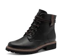 Tamaris Botines planos de encaje para mujer 1-25262-45, negro, talla 37 EU, Negro, 37 EU