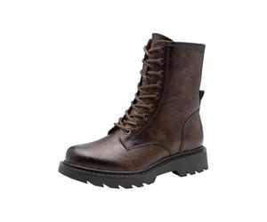 Tamaris Botines planos de encaje para mujer 1-25908-41, color marrón, talla 38 EU, marrón, 38 EU