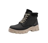Tamaris Botines planos de encaje para mujer 1-25913-45, negro, talla 39 EU, Negro, 39 EU