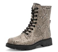 Tamaris Botines planos de encaje para mujer 1-25918-43, Beige Snake, 39 EU