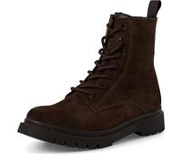 Tamaris Botines planos para mujer de encaje 1-25269-41, mocca Suede, 42 EU, Mocca Suede, 42 EU
