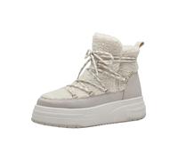 Tamaris Botines Veganos de Forro Cálido para Mujer, Marfil, 40 EU