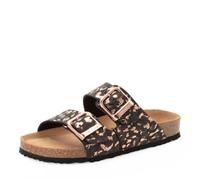 Tamaris Chanclas para mujer 1-27523-46, negro/leopardo, talla 40 EU