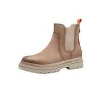 Tamaris Chelsea con Forro cómodo con Suela cálida, Tex y Agarre Extra, Botas de Moda Mujer, Camel Nubuc, 41 EU