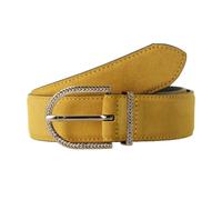 Tamaris Cinturón de cuero 120 cm amarillo