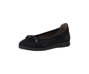 Tamaris Comfort 8-82102-41 Leder Comfort Fit Wechselfußbett Damenschuh mit Kette Alltagsschuhe Business, Zapatos Tipo Ballet Mujer, Navy, 40 EU Ancho