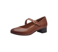 Tamaris Comfort 8-82301-43-Zapatos de tacón Correa, Bomba Mujer, coñac, 37 EU Ancho