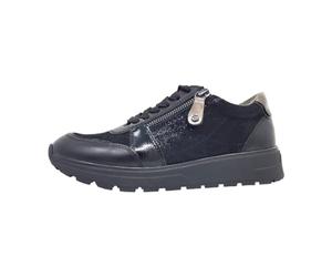 Tamaris Comfort 8-83709-41 Comfort Fit-Plantilla Intercambiable de Piel, Suela Flexible, con Cremallera Lateral, Zapatillas Mujer