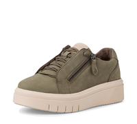 Tamaris Comfort 8-83717-41 Multi-Ancho Zapato Cómodo Deportivo Elastic Laces Cremallera Lateral, Zapatillas Mujer, Caqui, 41 EU