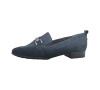 Tamaris Comfort 8-84205-41 Komfortable Mehrweite Bequemschuh Damenschuh Mit Kette Alltagsschuhe Business, Mocasines para Mujer, Azul Marino (Navy Suede), 6 UK