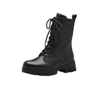 Tamaris Comfort 8-85215-43-Botas Planas de Encaje, Botas de Moda Mujer, Negro, 36 EU Ancho