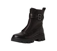 Tamaris COMFORT 8-85416-41 Leder Comfort Fit Wechselfußbett Frontzip Stiefelette mit Dekoration Alltagsschuhe, Botas cortas al tobillo,