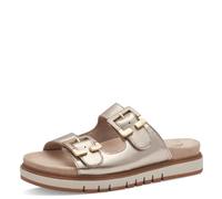 Tamaris Comfort 8-87105-42 130 Blanco/Beige Zapatillas Cómodas Multiancho Calzado Diario Festivo Elegante, Sandalias Planas Mujer