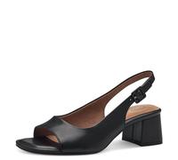 Tamaris COMFORT 8-88305-42 001 BLACK Absatzsandale Komfortable Mehrweite Alltagsschuh Festlich Elegant, Sandalia con talón,