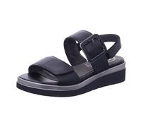 Tamaris Comfort 8-88706-42 098 Black Comb Wedge Plateau Sandale Komfortable Mehrweite Alltagsschuh Festlich Elegant, Sandalias Planas Mujer, Peine Negro, 37 EU Ancho