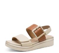 Tamaris Comfort 8-88706-42 414 Ivory Comb Wedge Plateau Sandale Komfortable Mehrweite Alltagsschuh Festlich Elegant, Sandalias Planas Mujer, 37 EU Ancho