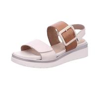 Tamaris Comfort 8-88706-42 414 Ivory Comb Wedge Plateau Sandale Komfortable Mehrweite Alltagsschuh Festlich Elegant, Sandalias Planas Mujer, 42 EU Ancho