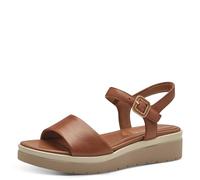 Tamaris Comfort 8-88708-42 440 Nut Wedge Plateau Sandale Komfortable Mehrweite Alltagsschuh Festlich Elegant, Sandalias Planas Mujer, marrón, 41 EU Ancho