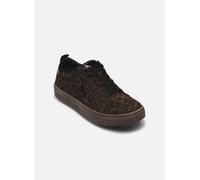 Tamaris Comfort - Zapatillas Bajas para Mujer, Leopardo Oscuro, Talla 38 EU, Dark Leopard, 38 EU