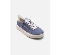 Tamaris Comfort - Zapatillas Planas con Cremallera para Mujer, para Tiempo Libre, Denim Nubuc, 41 EU