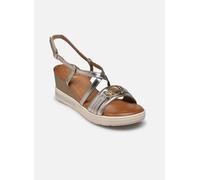 Tamaris COMFORT 8-88307-42 909 LT GOLD Wedge Plateau Sandale Komfortable Mehrweite Alltagsschuh Festlich Elegant, Sandalias con cuña,