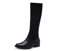 Tamaris Comfort - Botas altas para mujer, sin tacón, con cremallera, elegantes, color negro (negro), talla 36 EU