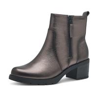 Tamaris COMFORT Botas de invierno para mujer con tacón de piel forrada, plata, 38 EU
