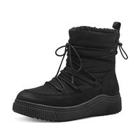 Tamaris COMFORT - Botines de invierno para mujer, con cordones, forrados e impermeables, Negro, 37 EU