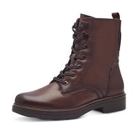 Tamaris COMFORT Botines para mujer con cordones con cremallera otoño, marrón oscuro, 37 EU