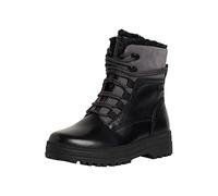 Tamaris Comfort - Botines para mujer con cordones, con forro cálido, con plataforma, ajuste cómodo, Color negro., 41 EU Ancho