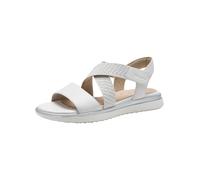 Tamaris Comfort Damen Flache Sandale, Sandalias Planas Mujer, Blanco, 40 EU