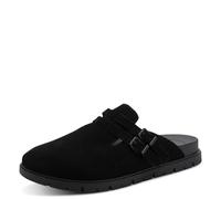 Tamaris Comfort Damen Mule Flat, Plataforma Mujer, Negro, 42 EU