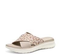 Tamaris Comfort Damen Pantolette Wide Fit Waschbar, Sandalia Mujer, Leopardo, 43 EU