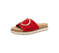 Tamaris Comfort Damen Pantoletten aus Leder Elegant, Sandalia Mujer, Red, 40 EU