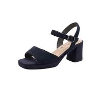 Tamaris Comfort Damen Sandal Heel, Sandalia con talón Mujer, Azul Marino, Ante, 40 EU