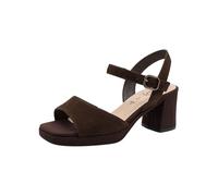 Tamaris Comfort Damen Sandal Heel, Sandalia con talón Mujer, Mocca Suede, 38 EU