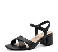 Tamaris Comfort Damen Sandal Heel, Sandalia con talón Mujer, Negro, 37 EU
