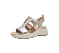 Tamaris Comfort Damen Sandale, Sandalia Mujer, Metallic Comb, 38 EU