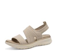 Tamaris Comfort Damen Sandale TC Vegan, Sandalia Mujer, Beige Dorado, 37 EU