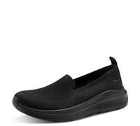 Tamaris Comfort Damen Slipper Cool Insole+Veg, Mocasín Mujer, Negro Uni, 37 EU